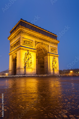 Photo: Arc de Triomphe, Paris, France Arc de Triomphe, Paris, France