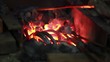 fire in the  forge  furnace