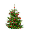 geschmückter weihnachtsbaum