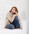 Portrait of the redhaired woman