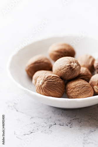 Photo: Nutmeg in small container Nutmeg in small container