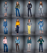 jeans collection lady's clothes
