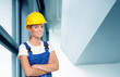Photo: freundliche handwerkerin freundliche handwerkerin