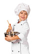 Foto: Little chef preparing healthy meal Little chef preparing healthy meal