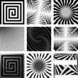 Vector: Abstract backdrops set. Abstract backdrops set.
