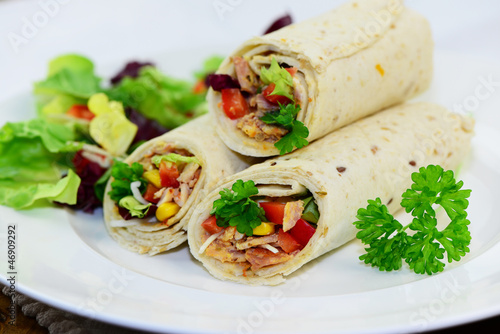 Photo: Wraps, Gemüse Wraps, Gemüse
