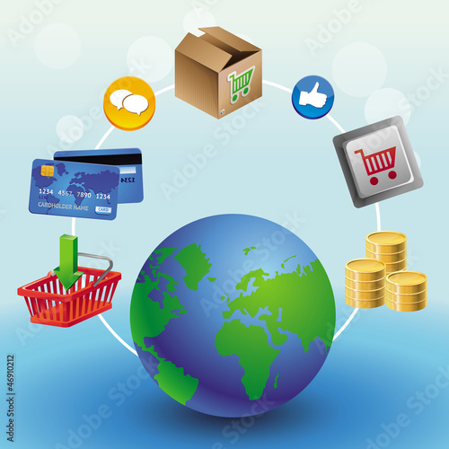 Vector: Vector internet shopping concept Vector internet shopping concept