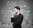 man with business plan