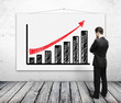 poster with growth chart