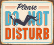 Vintage Metal Sign - Vector - Grunge effects can be removed