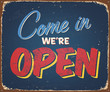 Vintage Metal Sign - Vector - Grunge effects can be removed