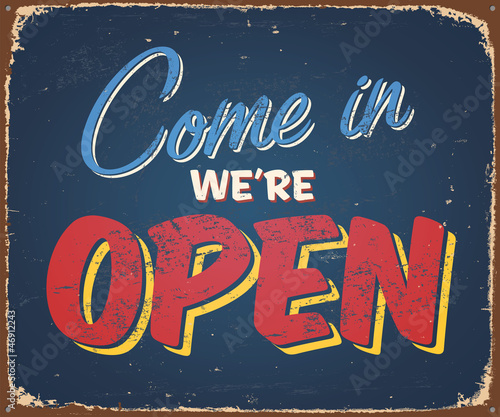 Vector: Vintage Metal Sign - Vector - Grunge effects can be removed Vintage Metal Sign - Vector - Grunge effects can be removed