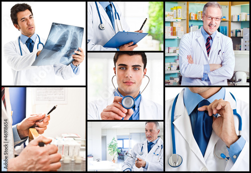 Photo: Medical themed composition Medical themed composition