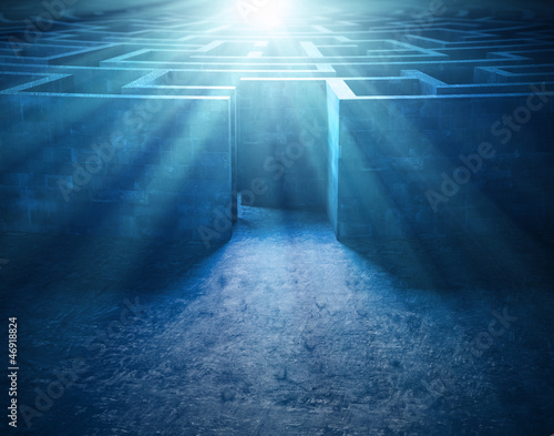 Illustration: Mysterious old maze Mysterious old maze