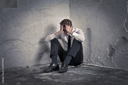 Photo: Desperate Businessman Desperate Businessman