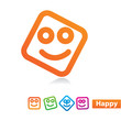 Vektor: happy happy