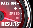 Passion Plus Speed Equals Resu...