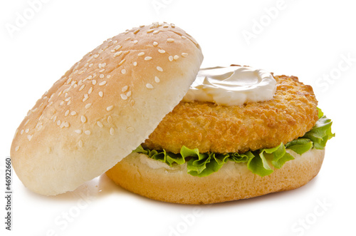 Photo: Chicken burger Chicken burger