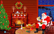 On a visit at Santa