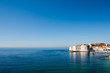 Sunrise over the Dubrovnik old town, Adriatic sea
