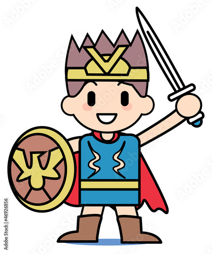 Illustration: RPG brave man - cool pose RPG brave man - cool pose
