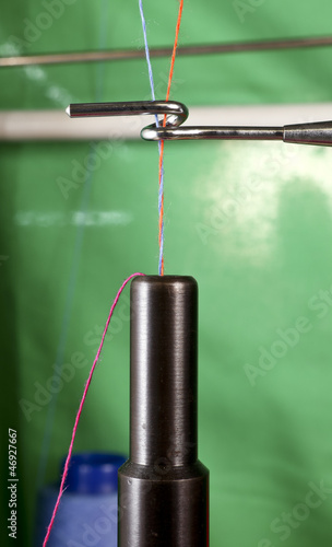 Photo: Industrial textile factory, detail Industrial textile factory, detail