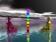 chakra and buddha