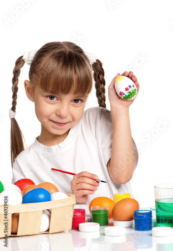 Photo: Children with Easter eggs Children with Easter eggs