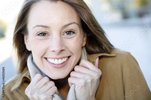 Photo: Portrait of beautiful charming girl Portrait of beautiful charming girl