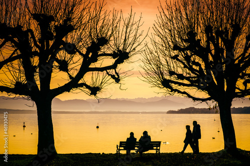 Photo: Tutzing evening mood Tutzing evening mood
