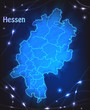 Karte von Hessen