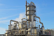 oil refinery in the harbor of rotterdam