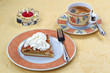 Foto: Apfelkuchen mit Schlagsahne Apfelkuchen mit Schlagsahne