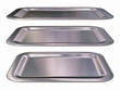 square, silver plate
