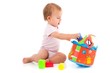 Photo: Baby girl lost in playing Baby girl lost in playing