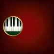 abstract grunge music background with piano