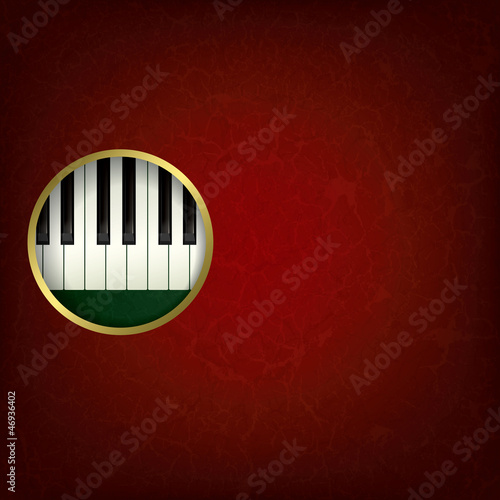 Vector: abstract grunge music background with piano abstract grunge music background with piano