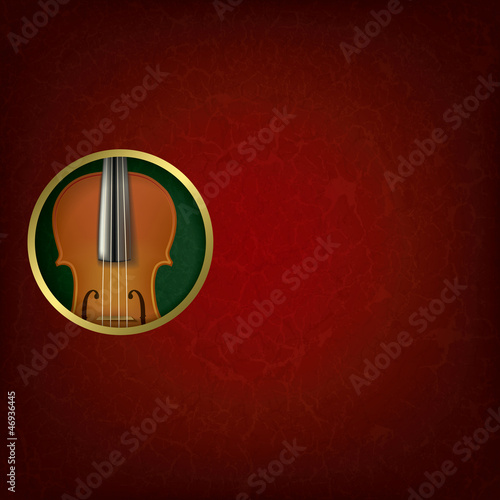 Vector: abstract grunge music background with violin abstract grunge music background with violin