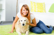 Photo: hund mit frauchen hund mit frauchen