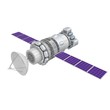 Satellite on white background