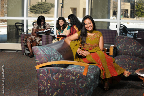 Photo: Group of Diverse College Students wearing their traditional atti Group of Diverse College Students wearing their traditional atti
