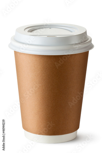 Photo: Take-out coffee in thermo cup Take-out coffee in thermo cup