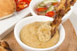 Moo Satay - Thai pork satay with peanut sauce, ajat & toast.