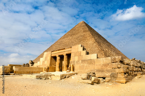 Photo: View of one of the Great Pyramids in Giza, Egypt View of one of the Great Pyramids in Giza, Egypt