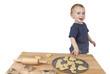 child making cookies