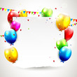 Modern birthday background with place for text