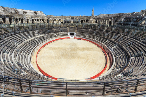 Photo: Bull Fighting Arena Nimes (Roman Amphitheater), France Bull Fighting Arena Nimes (Roman Amphitheater), France