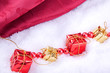 rote Weinachtsdekoration