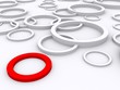 Red ring stands out