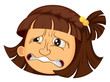 a girl face